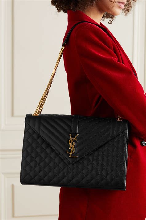 YSL large envelope bag